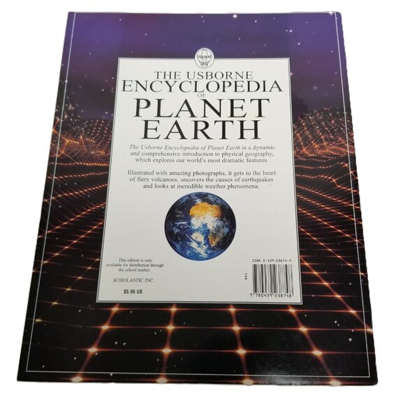 Usborne Encyclopedia of Planet Earth Scholastic Softcover Geography Science - Picture 2 of 11